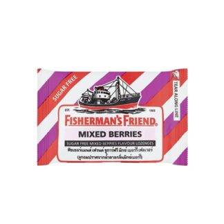 Леденцы Fisherman's Friend «Ягодный микс» без сахара, 22 г (Fisherman's Friend Sugar Free Mixed Berries 22 g)