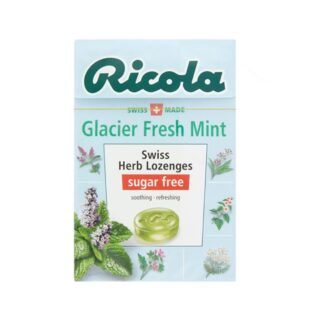 Леденцы Ricola «Ледниковая мята» без сахара, 40 г (Ricola Glacier Fresh Mint Sugar Free Candy 40g)