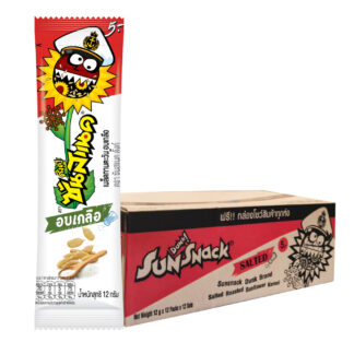 Семечки подсолнечника Sunsnack запечённые с солью, 12 г, набор 12 шт.