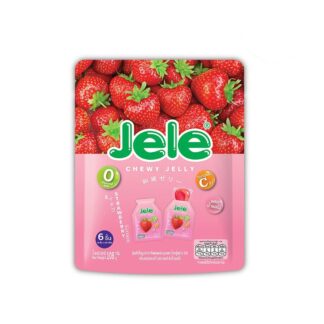 Жевательное желе Jele Chewy с клубничным соком, 108 г (Jele Chewy Jelly Strawberry 108 g)