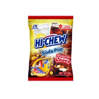 Жевательные конфеты Morinaga Hi-Chew «Лимонная газировка», 80 г (Morinaga Hi-Chew Soda Pop Lemon Soda 80g)
