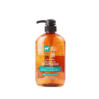 Шампунь-кондиционер 2 в 1 Kumano Horse Oil с лошадиным маслом, 600 мл (Kumano Horse Oil Rinse in Shampoo 600 ml)
