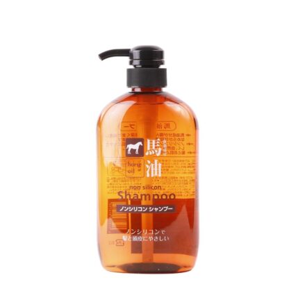 Шампунь Kumano Horse Oil Non Silicon Shampoo, 600 мл (Kumano Horse Oil Non Silicon Shampoo 600 ml)