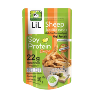 Соевые протеиновые чипсы Lilsheep со вкусом васаби, 50 г