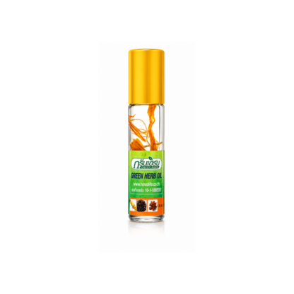 Жидкий травяной бальзам Green Herb Oil роликовый, 8 мл (Green Herb Oil Roll-On 8 ml)