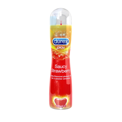 Лубрикант Durex Play Strawberry с ароматом клубники, 100 мл (Durex Play Strawberry Lubricant 100 ml)