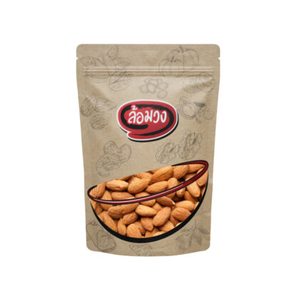 Миндаль запечённый Romwong, натуральный, 1000 г (ROMWONG Roasted Almonds Natural 1kg)