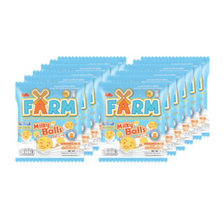 Запечённые кукурузные снеки Joto Farm со вкусом хоккайдского молока, 12 г, набор 12 шт.