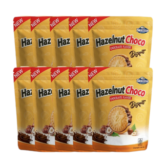 Печенье Nezline HazelnutChoco с какао-кремом и фундуком, набор 10 шт.