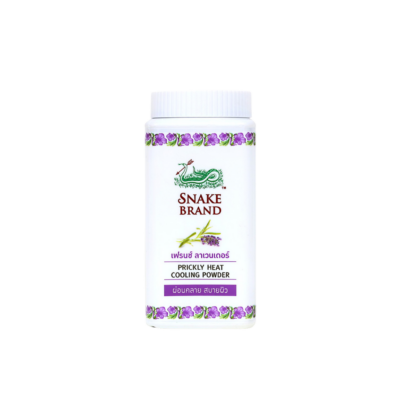 Охлаждающий тальк Snake Brand «Французская лаванда», 50 г (Snake Brand Prickly Heat Powder French Lavender 50 g)