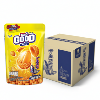 Хрустящий арахис в панировке с рыбными хлопьями Taro Good оригинальный, 60 г, набор 24 шт.