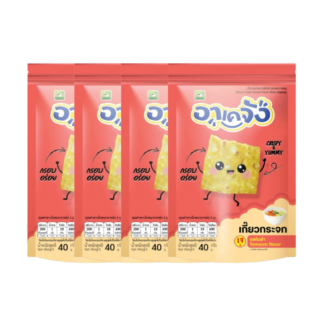 Хрустящие вонтоны Akejang со вкусом том ям, 40 г, набор 4 шт.