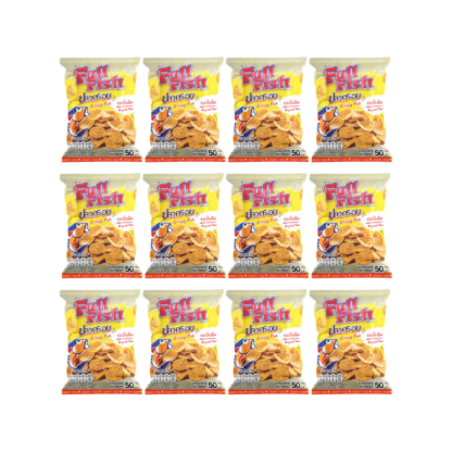 Хрустящая рыбка Fullfish с оригинальным вкусом, 50 г, набор 12 шт. (FULLFISH Crispy Fish Original 50g x12)