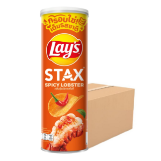 Картофельные чипсы Lay's Stax со вкусом острого лобстера, 100 г, набор 16 шт.