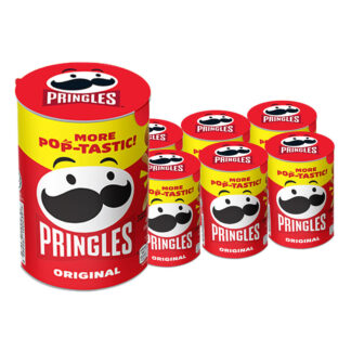 Картофельные чипсы Pringles Original, 42 г, набор 6 шт.