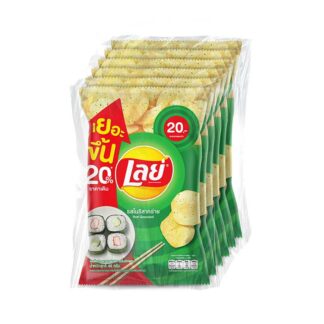 Картофельные чипсы Lay's Classic со вкусом водорослей нори, 48 г, набор 6 шт.