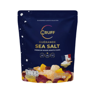Чипсы из разноцветного картофеля Cruff с морской солью Геранд, 28 г