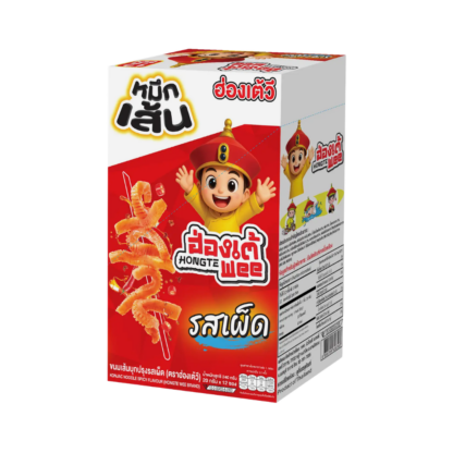 Снек из конняку Hongtewee «Кальмаровая лапша» со вкусом острого перца, 20 г, набор 12 шт. (HONGTEWEE Konjac Noodle Spicy Flavour 20g x12)