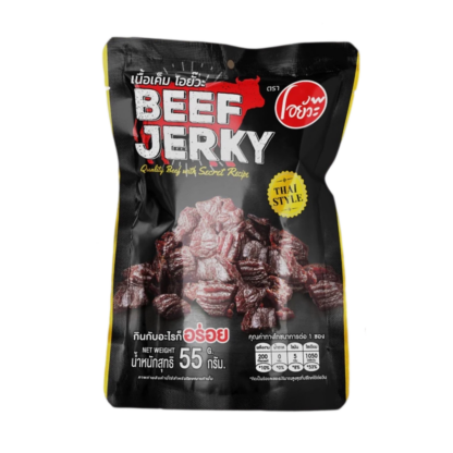 Вяленая говядина O-Yua по-тайски, 55 г (O-YUA Thai Style Beef Jerky 55g)