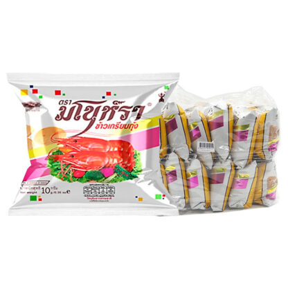 Креветочные чипсы Manora, 10 г, набор 12 шт. (MANORA Fried Prawn Crackers 10g x12)