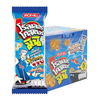 Картофельные колечки Roller Coaster со вкусом экстрим-барбекю, 14 г, набор 12 шт. (ROLLER COASTER Potato Rings X-Treme BBQ 14g x12)