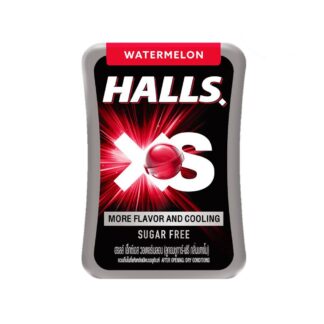 Леденцы Halls XS «Арбуз» без сахара, 12 г (Halls XS Watermelon Sugar Free Candy 12g)