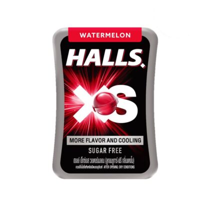 Леденцы Halls XS «Арбуз» без сахара, 12 г (Halls XS Watermelon Sugar Free Candy 12g)