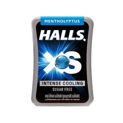 Леденцы Halls XS «Ментолиптус» без сахара, 12 г (Halls XS Mentho-Lyptus Sugar Free 12 g)