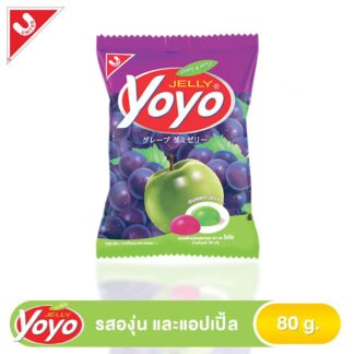 Жевательный мармелад Yoyo «Виноград и яблоко», 80 г (Yoyo Gummy Grape & Apple 80 g)
