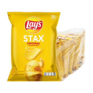 Картофельные чипсы Lay's Stax «Оригинальные плюс», 44 г, набор 6 шт.