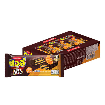 Вафли Tivoli Big Bang с печеньем и солёной карамелью, 25 г, набор 12 шт. (TIVOLI Big Bang Wafer Cookie Salted Caramel 25g x12)