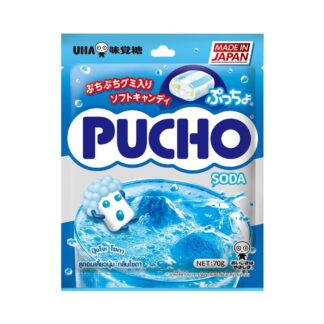 Жевательные конфеты UHA Puccho «Содовая», 70 г (UHA Puccho Soda Candy 70g)
