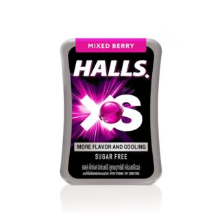 Леденцы Halls XS «Ягодный микс» без сахара, 12 г (Halls XS Mixed Berry Sugar Free 12 g)