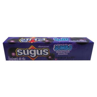 Жевательные конфеты Sugus Jumbo «Чёрная смородина», 48 г (Sugus Jumbo Blackcurrant 48 g)