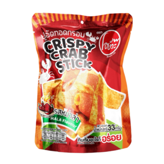Хрустящие жареные крабовые палочки O-Yua со вкусом мала, 33 г (O-YUA Crispy Crab Stick Mala 33g)
