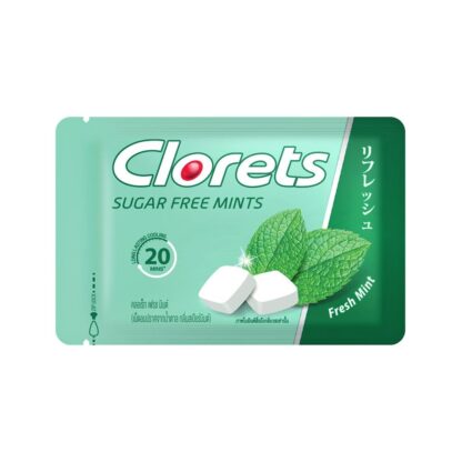 Мятные драже Clorets «Свежая мята» без сахара, 15,4 г (Clorets Sugar Free Fresh Mint 15.4 g)