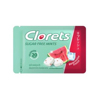 Леденцы Clorets «Ледяной арбуз» без сахара, 15,4 г (Clorets Sugar Free Watermelon Freeze Candy 15.4g)