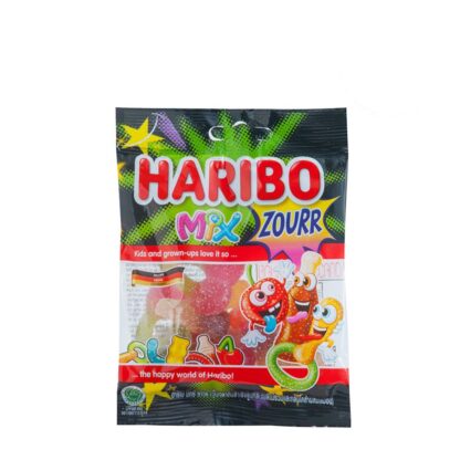 Кислый жевательный мармелад Haribo Mix Zourr, 45 г (Haribo Mix Zourr Gummy 45 g)