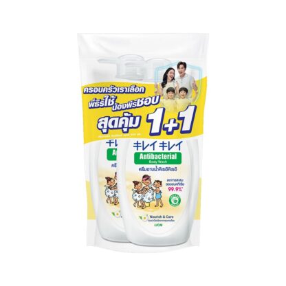 Гель для душа антибактериальный Kirei Kirei Nourish & Care, 500 мл, набор 2 шт. (Kirei Kirei Body Wash Nourish & Care 500 ml x2)