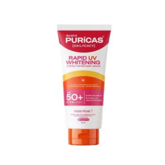 Солнцезащитная сыворотка для тела Puricas Rapid UV Whitening and Perfect Repair SPF50+ PA++++, 180 мл (Puricas UV Whitening Body Serum 180 ml)