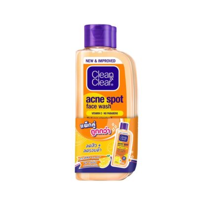 Гель для умывания Clean & Clear Acne Spot Vit C, 100 мл, набор 2 шт. (Clean & Clear Acne Spot Face Wash Vit C 100 ml x2)