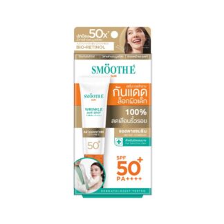 Солнцезащитный крем для лица Smooth E Sun Wrinkle Anti Spot SPF50+ PA++++, 15 г (Smooth E Sun Wrinkle Anti Spot SPF50+ PA++++ 15 g)