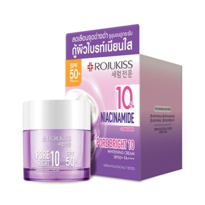Осветляющий крем для лица Rojukiss Pore Bright 10 Whitening Cream SPF50+ PA++++, 40 мл (Rojukiss Pore Bright 10 Whitening Cream 40 ml)