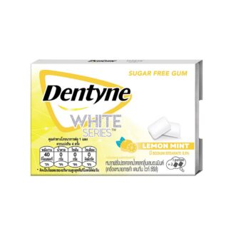 Жевательная резинка Dentyne White Лимон и мята без сахара, 11,2 г (Dentyne White Sugar Free Lemon Mint)