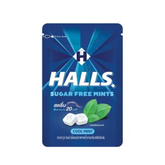 Мятные драже Halls «Прохладная мята» без сахара, 15,4 г (Halls Sugar Free Mints Cool Mint 15.4 g)