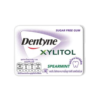 Жевательная резинка Dentyne Xylitol Садовая мята без сахара, 11,2 г (Dentyne Xylitol Spearmint)