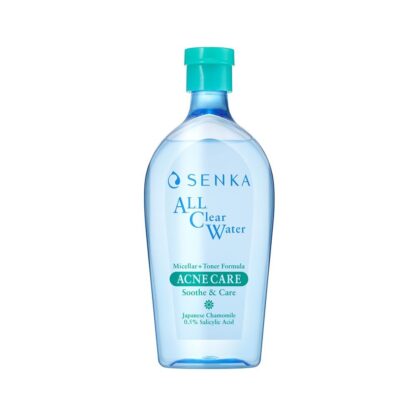 Мицеллярная вода для проблемной кожи Senka All Clear Water Acne, 400 мл (Senka A.L.L. Clear Water Acne 400 ml)