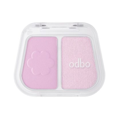 Румяна и хайлайтер Odbo Duo Blush Highlight 1333-01, 6 г (Odbo Duo Blush & Highlight 1333-01 3+3 g)