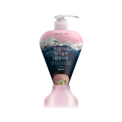 Зубная паста Bamboo Salt Himalaya Pink Salt Floral Mint с дозатором, 285 г (Bamboo Salt Himalaya Pink Salt Pumping Toothpaste Floral Mint 285 g)