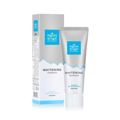 Зубная паста Bamboo Salt Himalaya Pink Salt White Pure Mint отбеливающая, 100 г (Bamboo Salt Himalaya Pink Salt Whitening Toothpaste Pure Mint 100 g)